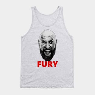 Tyson Fury illustration (Black and white) part of ICONS collection Tank Top